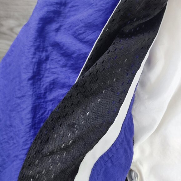 Nike Vintage training coat/ track jacket blue and white women's size L 12-14 - Picture 10 of 15